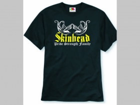Skinhead - Pride, Strength, Family   pánske tričko 100%bavlna značka Fruit of The Loom